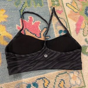 Lululemon Zebra Flow Y Bra
